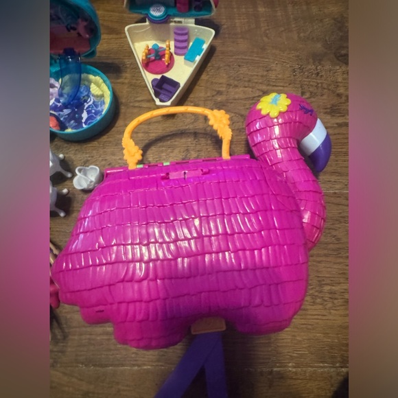 Polly pocket mega lot ice cream, flamingo, otter, birthday cake & puppy star - Picture 9 of 12